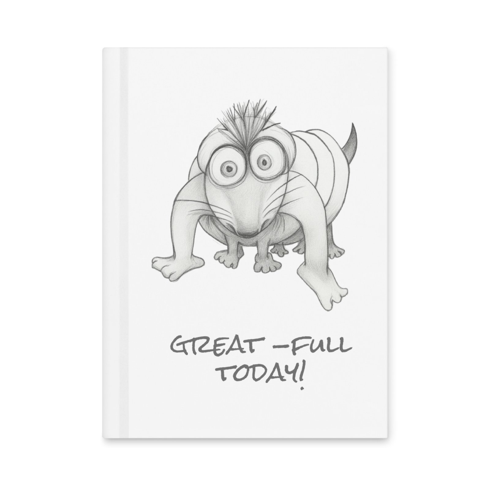 Emilio's Gratitude Journal - Hardcover journal matte - Monster tribe original