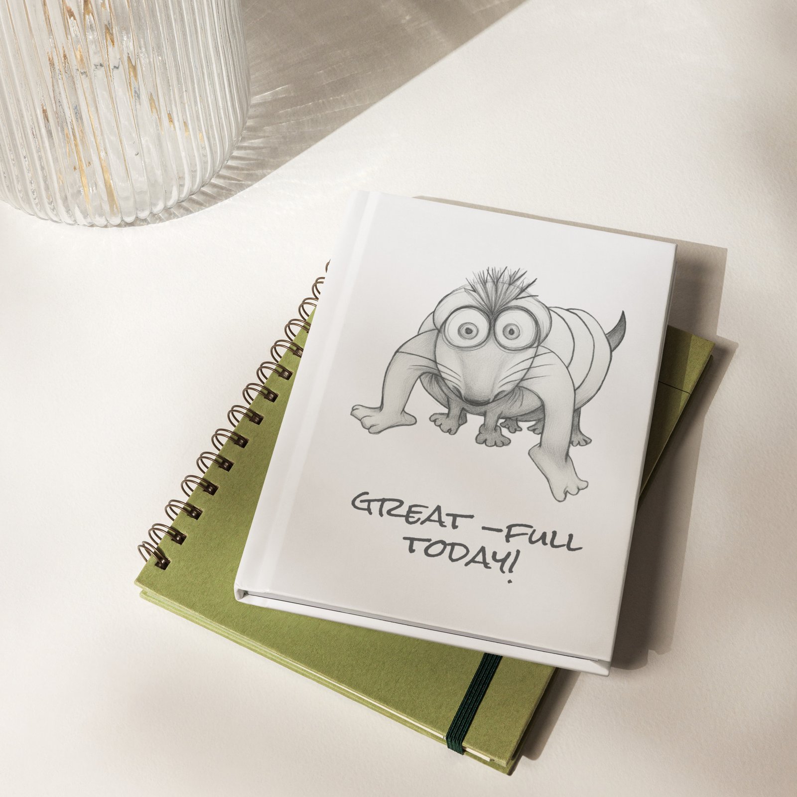 Emilio's Gratitude Journal - Hardcover journal matte - Monster tribe original - Image 5