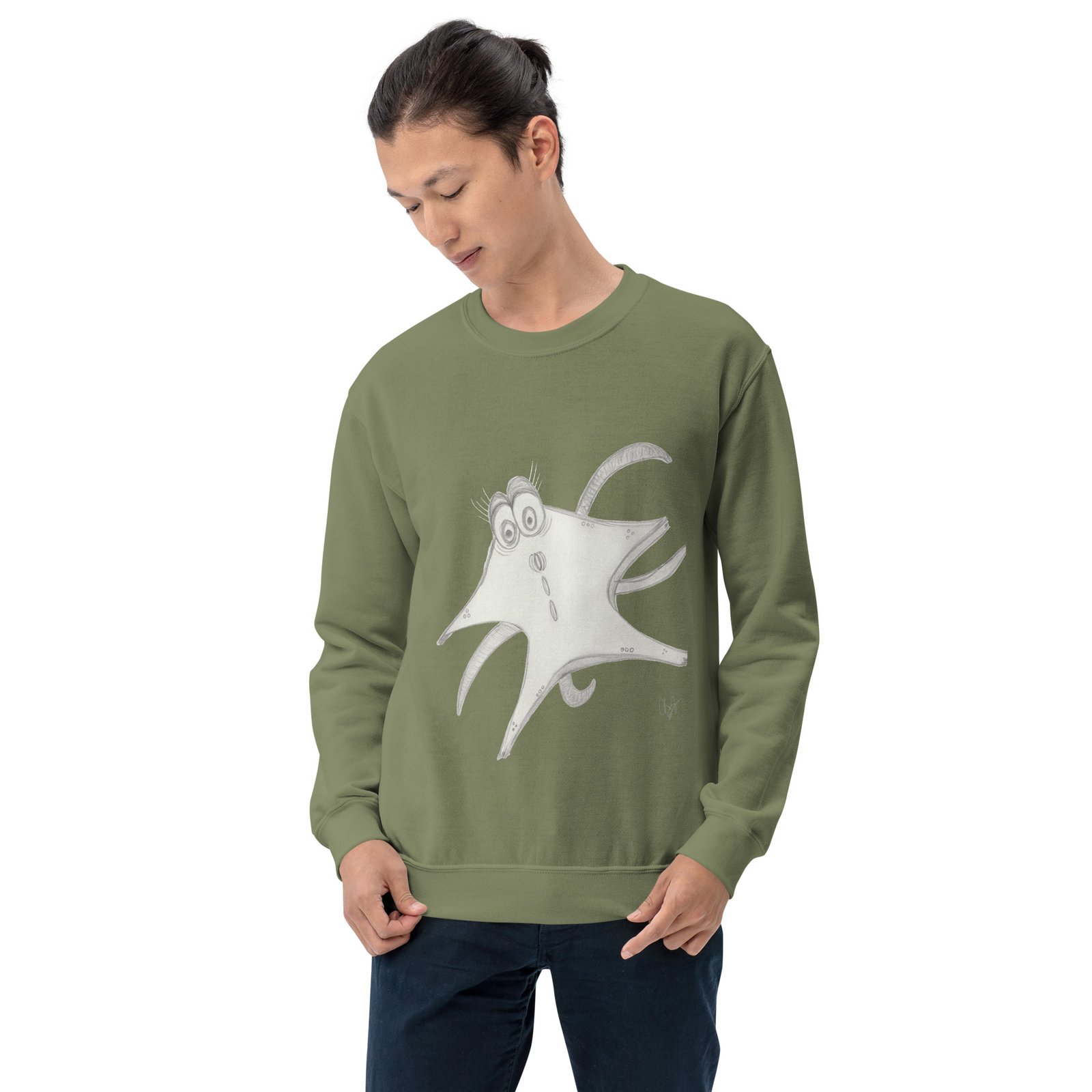 Archibald - Monster Tribe original limited edition Unisex Sweatshirt - immagine 24