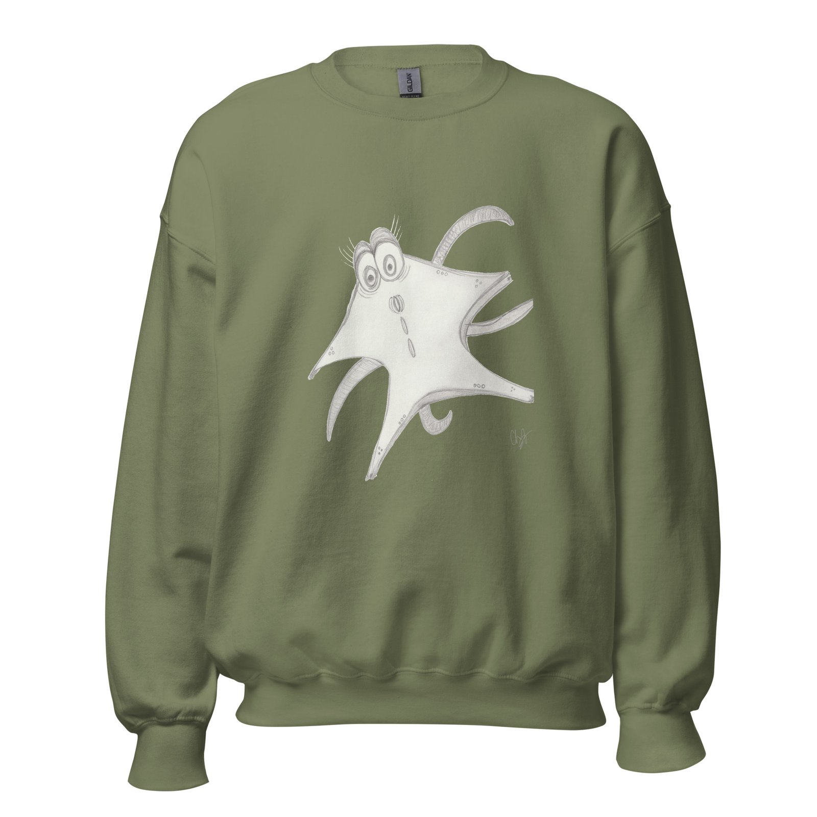 Archibald - Monster Tribe original limited edition Unisex Sweatshirt - immagine 2