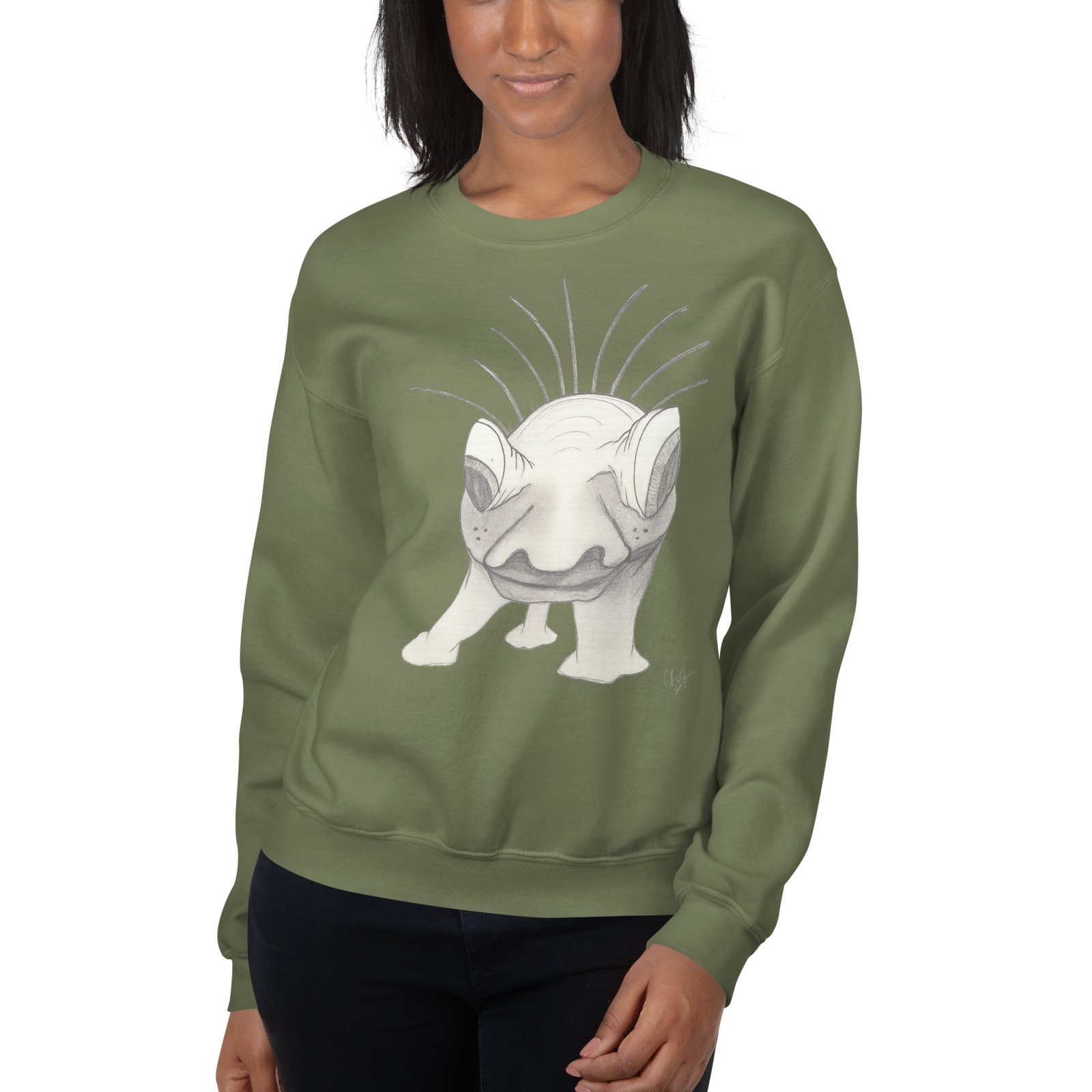 Charley - Monster Tribe original limited edition Unisex Sweatshirt - Image 17