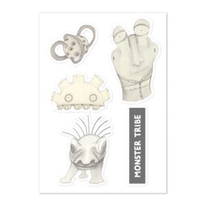 January Monsters Sticker sheet 2